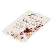 Liebe Braut Brauen Brautdusche Einladung Magnet (Linke Seite)