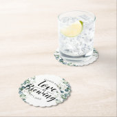 Liebe Braut Brauen Pub Custom Eukalyptus Untersetzer (Vor Ort)