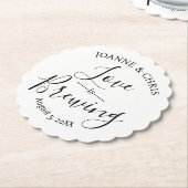 Liebe Braut Brauen Pub Custom Untersetzer (angewinkelt)