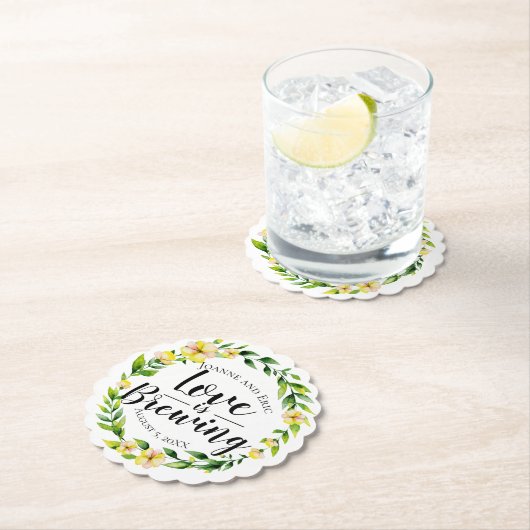 Liebe Braut Brauen Pub Custom Untersetzer (Vor Ort)