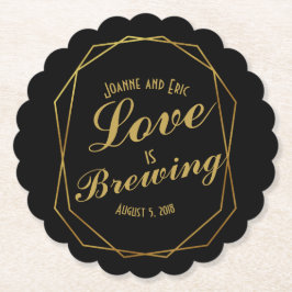 Liebe Braut Brauerei Custom Untersetzer Art dec