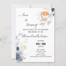 Liebe braut Brautparty Aquarellfarben Rose