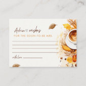 Liebe braut Brautparty Beratung und Wünsche Begleitkarte (Vorderseite)