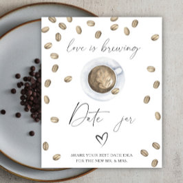 Liebe braut Brautparty Date Nacht Ideen Poster