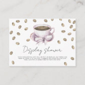 Liebe braut Brautparty Display Dusche Begleitkarte (Vorderseite)