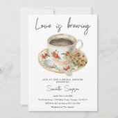 Liebe braut Brautparty Einladung (Vorderseite)