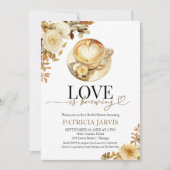 Liebe braut Brautparty Einladung (Vorderseite)