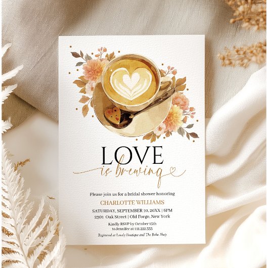 Liebe braut Brautparty Einladung