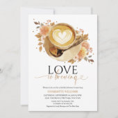 Liebe braut Brautparty Einladung (Vorderseite)