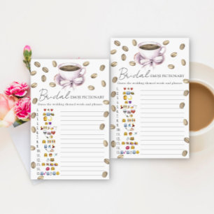 Liebe braut Brautparty Emoji-Picktionary