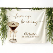 Liebe Braut Brautparty, Espresso Martini Wandteppich