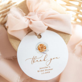 Liebe braut Brautparty Gunst Tag Geschenkanhänger