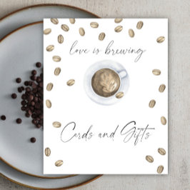 Liebe braut Brautparty Karten und Geschenke Poster