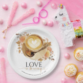 Liebe braut Brautparty Pappteller (Party)