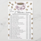 Liebe braut Brautparty Shoe Game (Vorderseite)