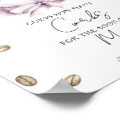 Liebe braut Brautparty wie viele Korken Poster (Ecke)