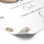 Liebe braut Brautparty wie viele Korken Poster (Ecke)