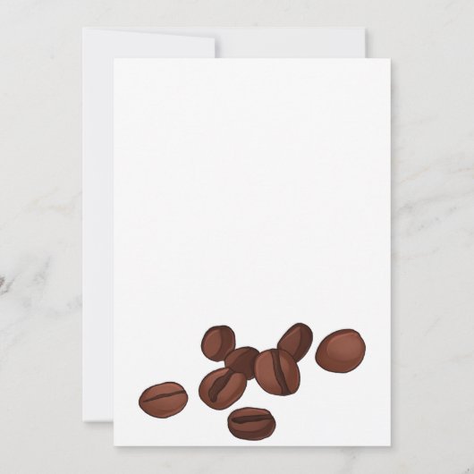 Liebe Braut, Café Brautparty Einladung (Rückseite)