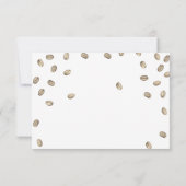 Liebe braut Dankeschön Brautparty Dankeskarte (Rückseite)