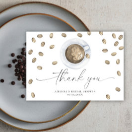 Liebe braut Dankeschön Brautparty Dankeskarte