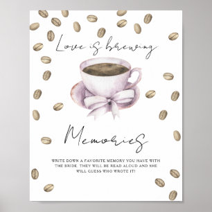 Liebe braut Erinnerungen mit der Braut Poster