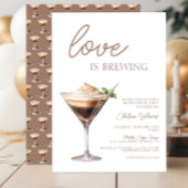 Liebe Braut Espresso Martini Bachelorette Einladung