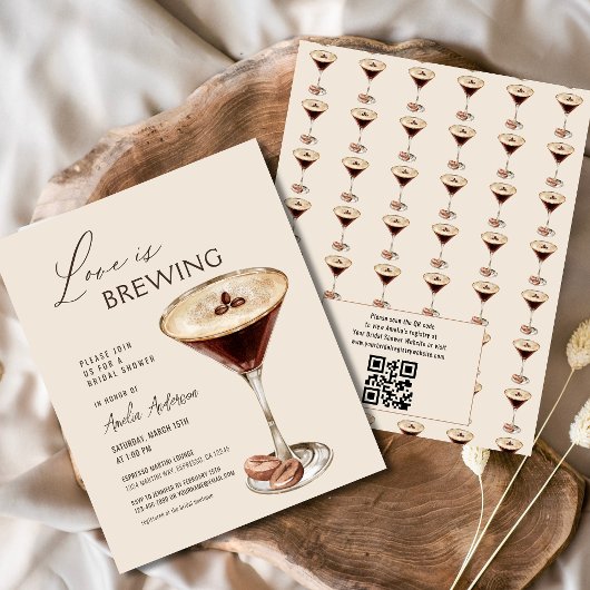 Liebe Braut Espresso Martini Brautparty