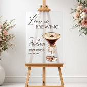Liebe Braut Espresso Martini Brautparty Acrylschild