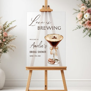 Liebe Braut Espresso Martini Brautparty Acrylschild