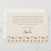 Liebe Braut Espresso Martini Brautparty Dankeskarte (Rückseite)