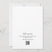 Liebe braut Espresso Martini Brautparty Einladung (Rückseite)