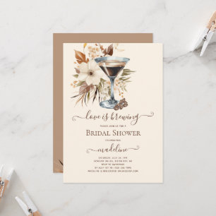 Liebe Braut Espresso Martini Brautparty Einladung