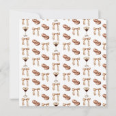 Liebe Braut Espresso Martini Brautparty Einladung (Rückseite)