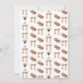 Liebe Braut Espresso Martini Brautparty Einladung (Rückseite)