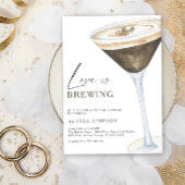 Liebe Braut Espresso Martini Brautparty Einladung