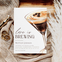 Liebe Braut Espresso Martini Brautparty