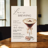Liebe Braut Espresso Martini Brautparty Einladung