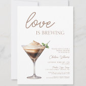 Liebe Braut Espresso Martini Brautparty Einladung
