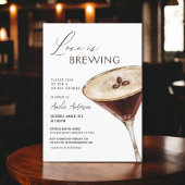 Liebe Braut Espresso Martini Brautparty Einladung