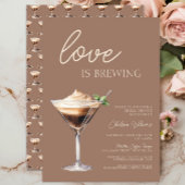 Liebe Braut Espresso Martini Brautparty Einladung