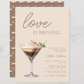 Liebe Braut Espresso Martini Brautparty Einladung
