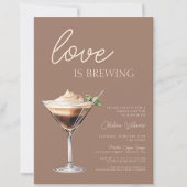 Liebe Braut Espresso Martini Brautparty Einladung