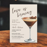 Liebe Braut Espresso Martini Brautparty