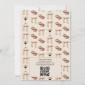 Liebe Braut Espresso Martini Brautparty Einladung (Rückseite)