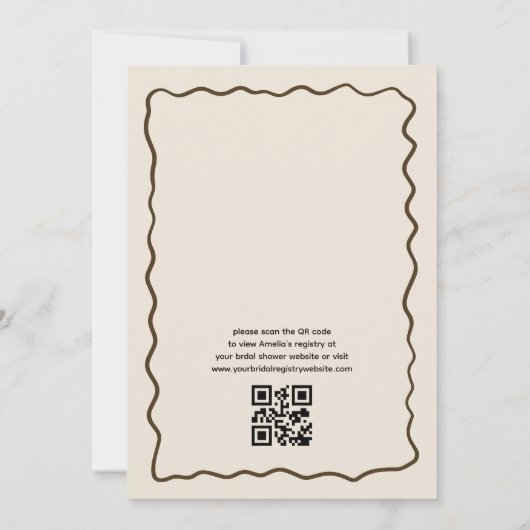 Liebe braut Espresso Martini Brautparty Einladung