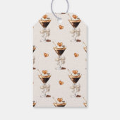 Liebe braut Espresso Martini Brautparty Geschenkanhänger (Rückseite)