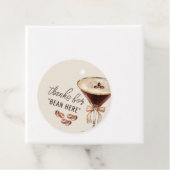 Liebe Braut Espresso Martini Brautparty Geschenkanhänger (Beispiel)