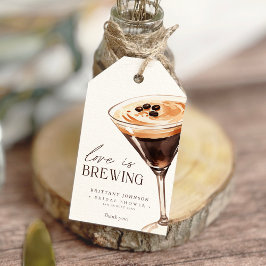 Liebe Braut Espresso Martini Brautparty Geschenkanhänger