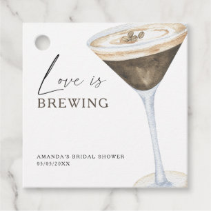 Liebe Braut Espresso Martini Brautparty Geschenkanhänger
