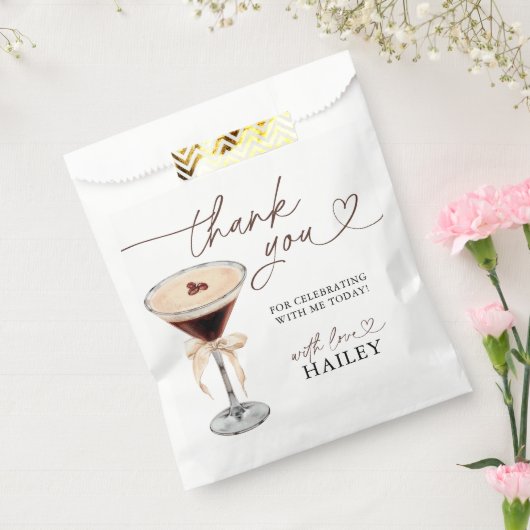 Liebe braut Espresso Martini Brautparty Geschenktütchen (Versiegelt)